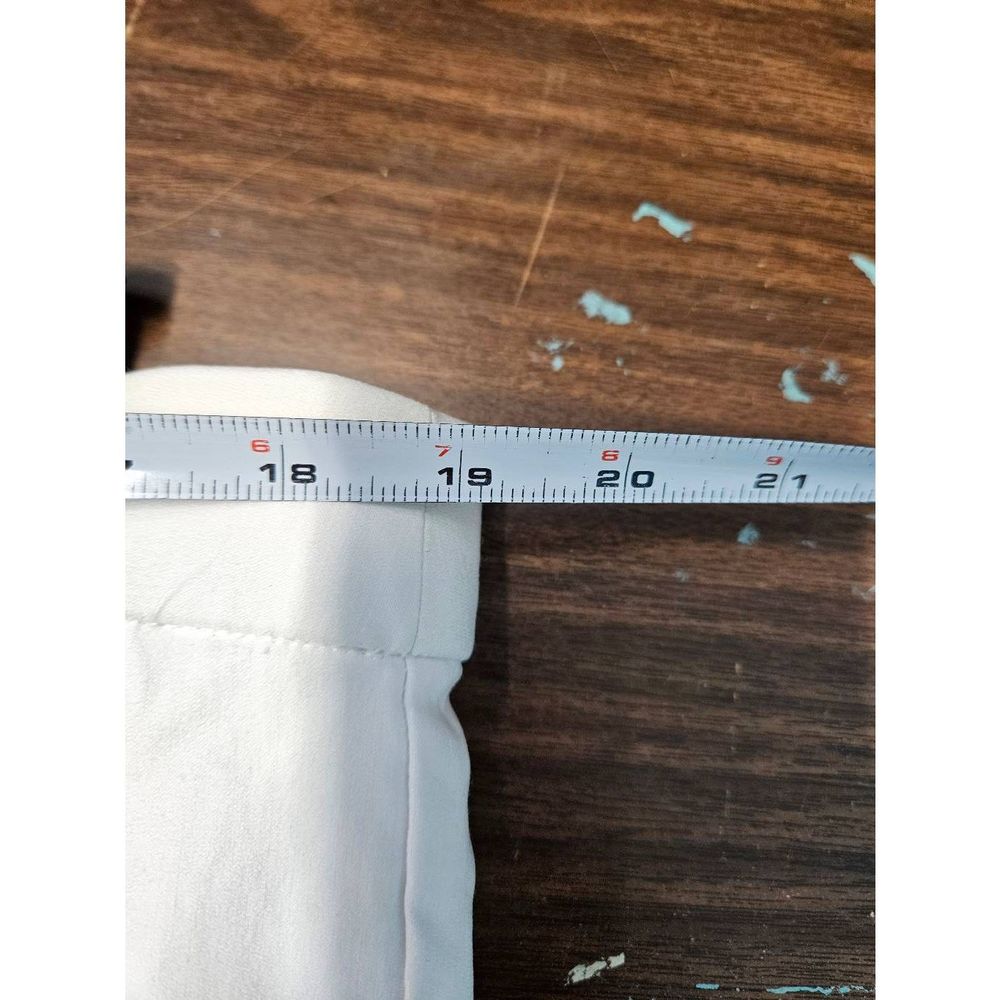 Alfred Dunner White Crop Pants Size 14 Pull On Stretch - Picture 7 of 8